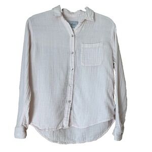 Rails‎ Petal Pink Ellis Gauze Cotton Lightweight Button Down Shirt Size XS